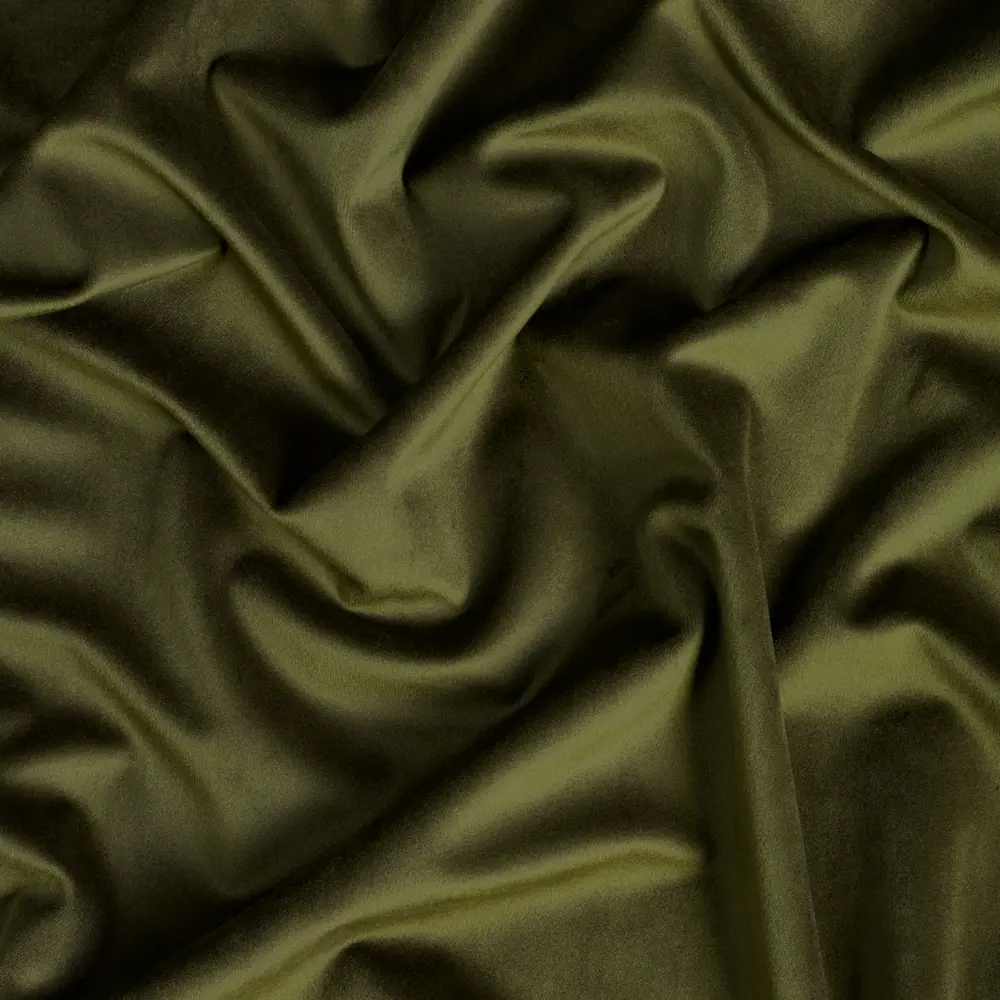 Бархатная ткань для штор Santreyd 300 см цвет оливковый 89367875 STLM-1035569 - Вид №2