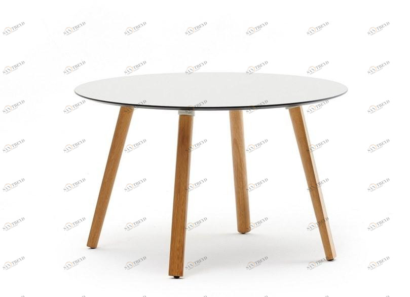 Varaschin Круглый журнальный столик из HPL Emma 236t