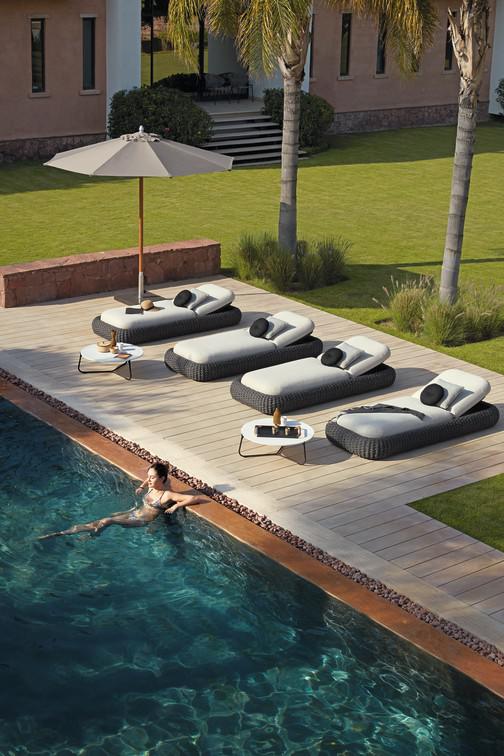 MNST154 Журнальные столики pcsts белые f8 ⌀100см Manutti Mood - Вид №7