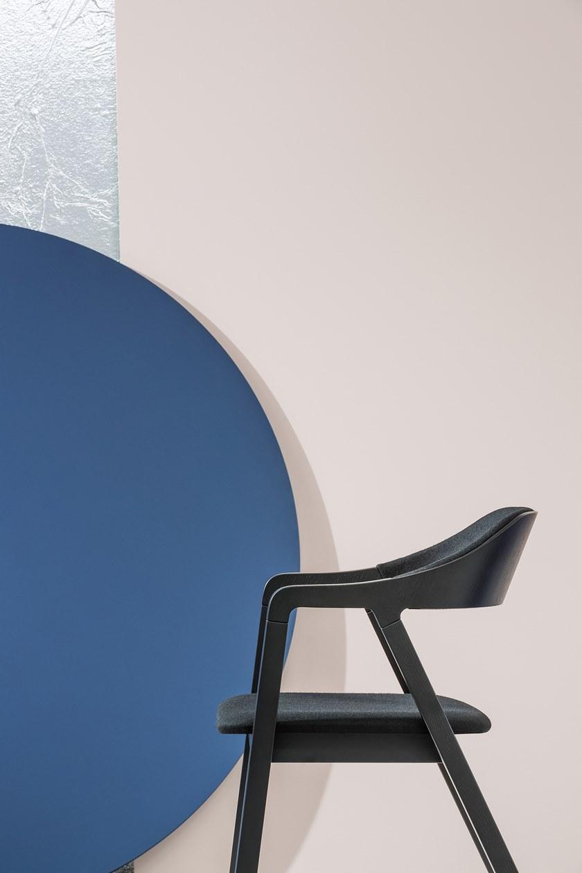 Billiani Стул из ясеня и ткани Layer 090 - Вид №5