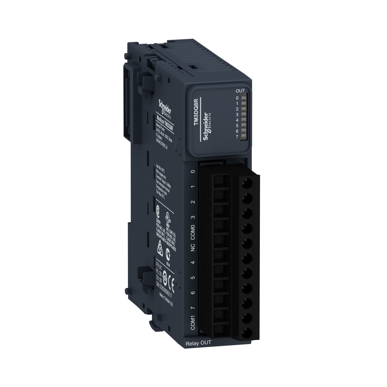TM3DQ8R ДИСКРЕТНЫЙ МОДУЛЬ РАСШИРЕНИЯ ТМ3- 8 ВЫХОДОВ РЕЛЕ Schneider Electric OEM ПЛК Modicon 