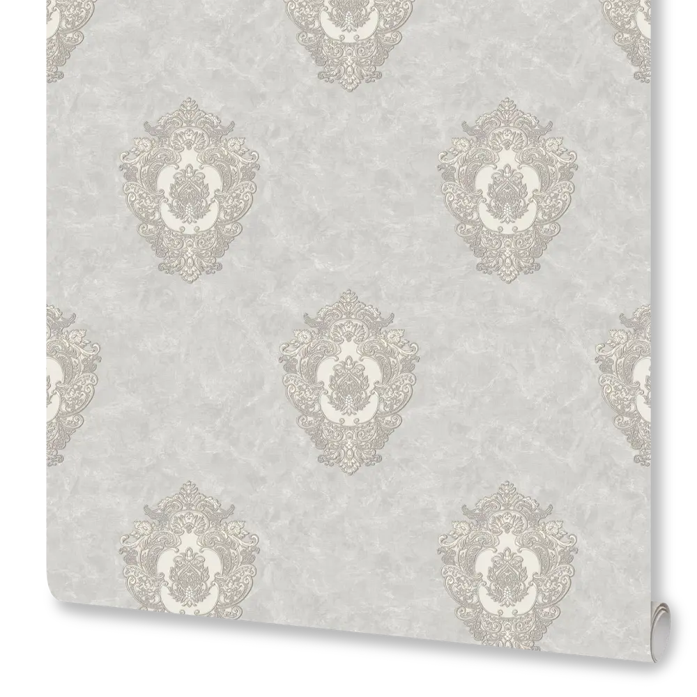 Обои флизелиновые Monte Solaro Shanti серые 1.06 м 9052-11 82734882 STLM-2101317