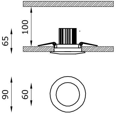 Buzzi & Buzzi Круглый встраиваемый светодиодный светильник из алюминия Iron sun-id-1500818 - Вид №1