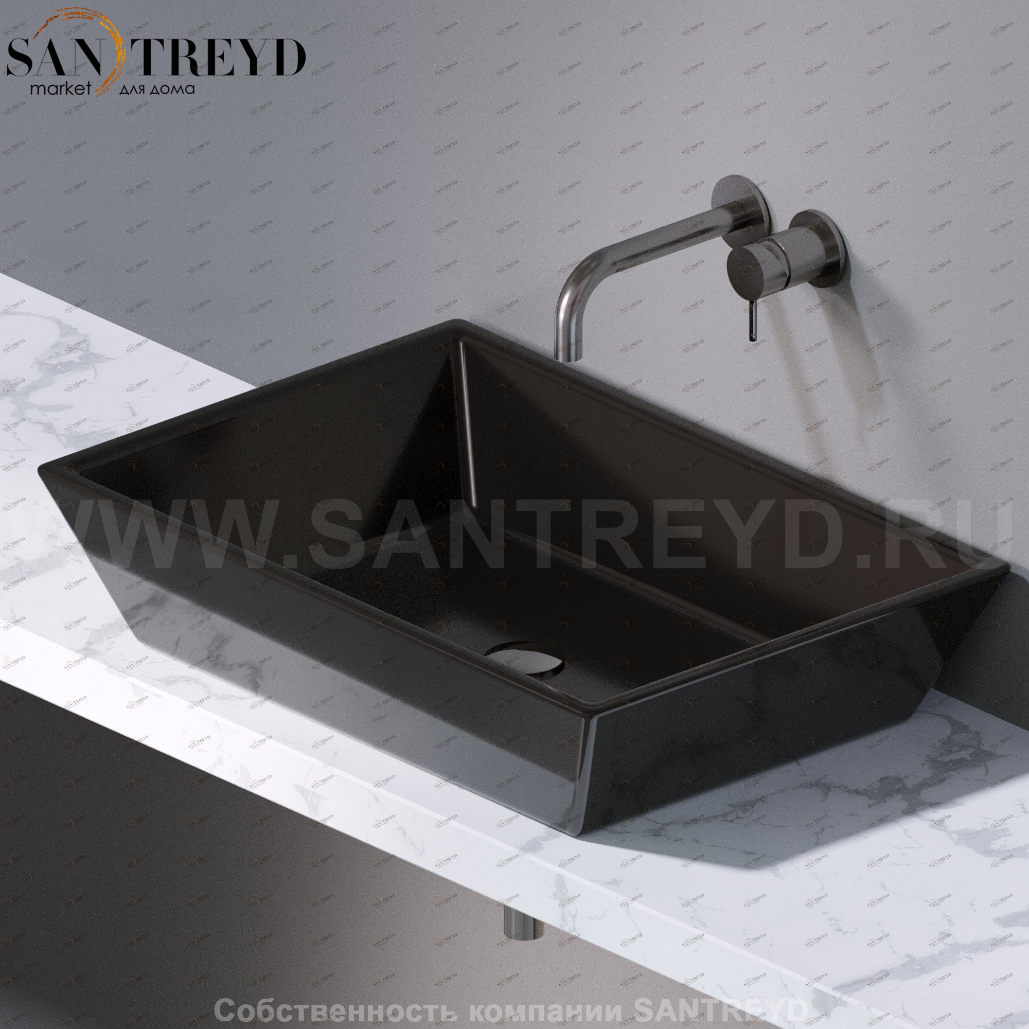 L292104 Накладная раковина на столешницу  прямоугольная A. e T. Italia PRISMA AeT ITALIA