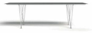 BD Barcelona Design Прямоугольный обеденный стол из алюминия Extrusions