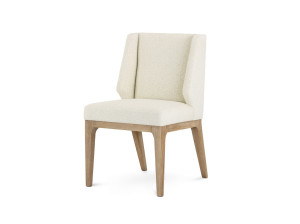 Мягкий стул из ткани без подлокотников