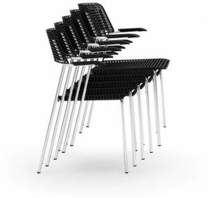 Diemmebi Стул из переработанного полипропилена и металла Cala