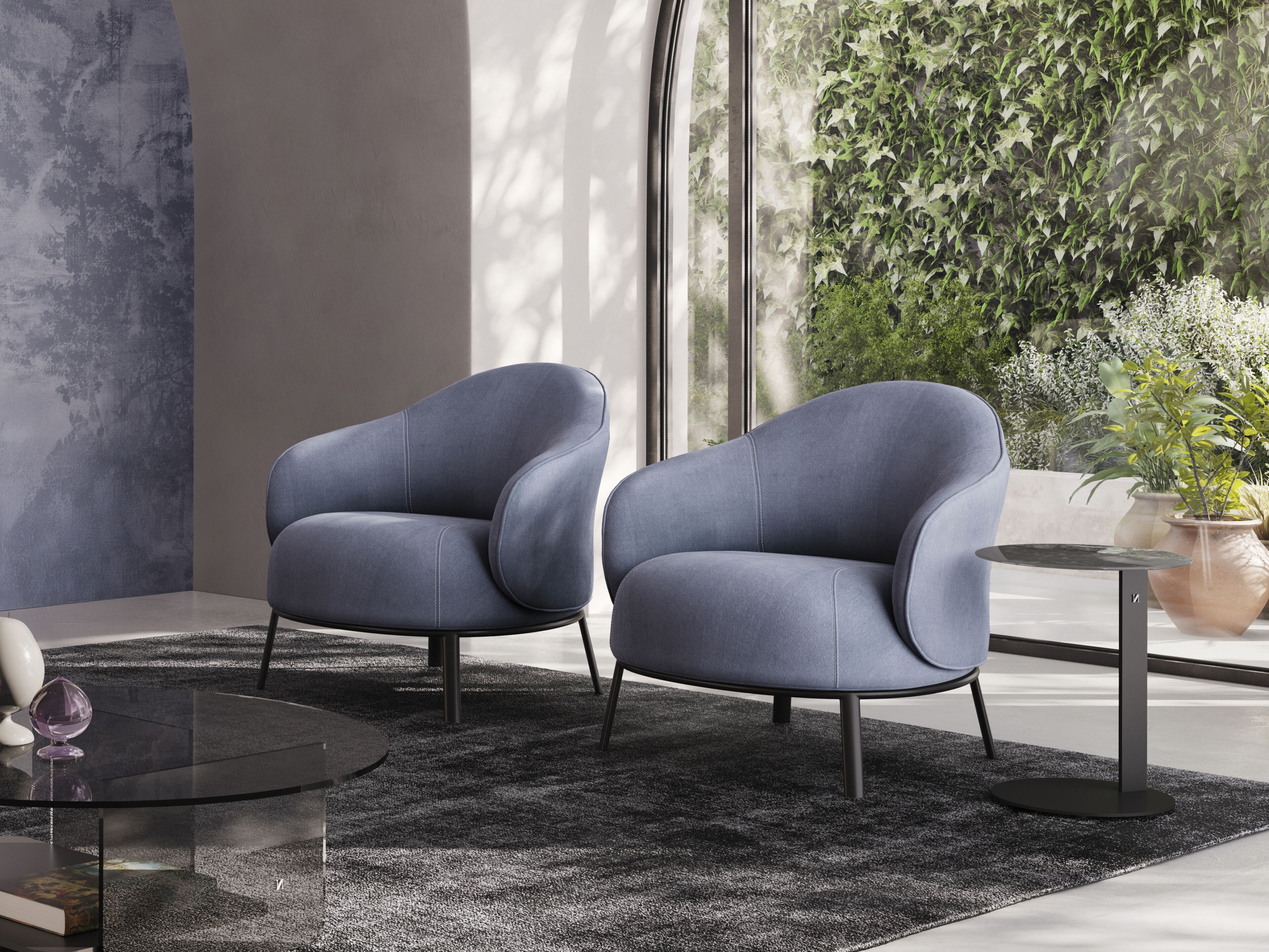 Тканевое кресло с подлокотниками Natuzzi Italia Botanic ARCH-00056055 - Вид №5