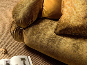 Бархатная однотонная обивочная ткань