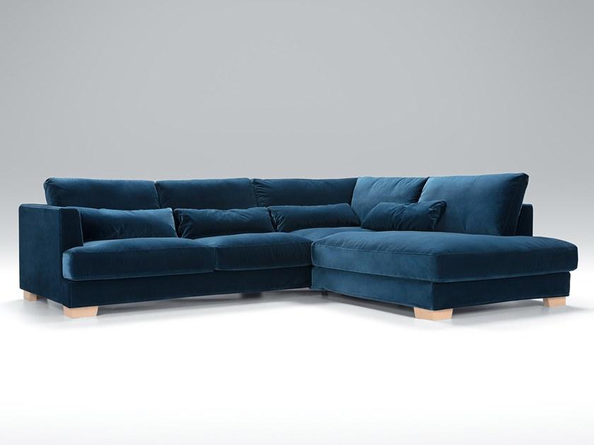 Sits Мягкий угловой диван из ткани на 4 места Brandon sun-id-1375937 - Вид №1