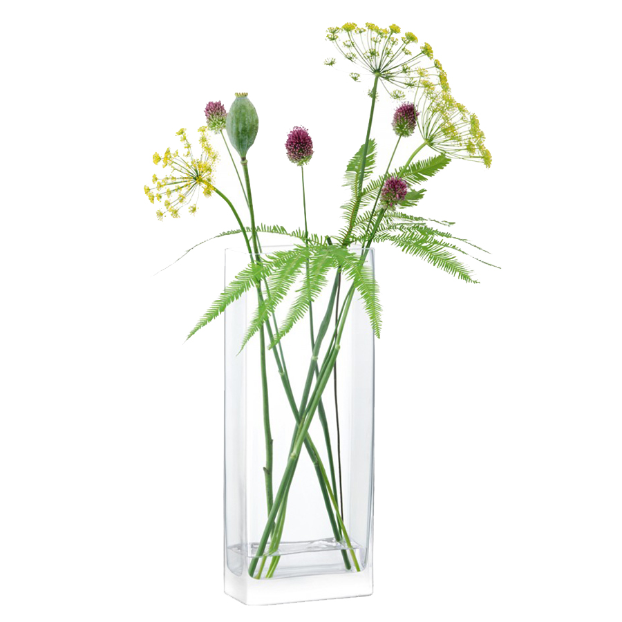 G857-50-301 Ваза прямоугольная modular 50 x 20 x 10 см прозрачная LSA International  - Вид №4