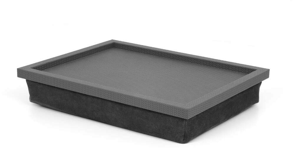 Поднос для кровати Teseo - 45X30 см/тканая кожа_черный