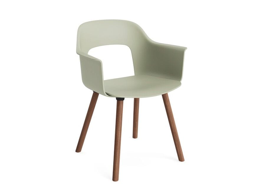 Полипропиленовый стул с подлокотниками с открытой спинкой Hay макет ARCH-00062765 - Вид №55