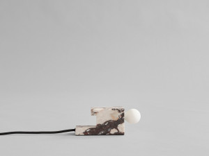 Мраморная настольная лампа