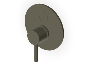 Однорычажный настенный смеситель для ванны / душа с переключателем