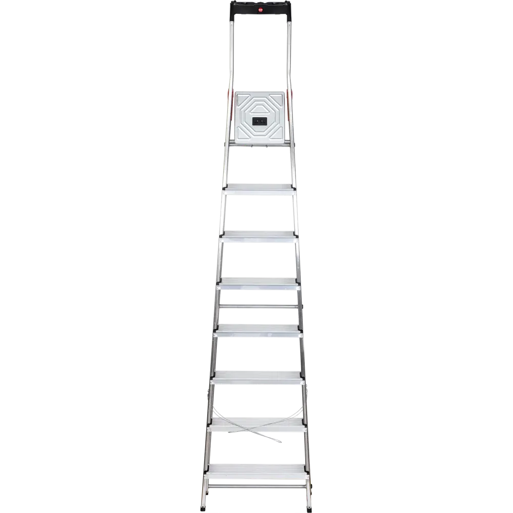Стремянка алюминиевая Hailo 8 ступеней 8160-807, лоток для инструментов, максимальная нагрузка 150 кг 15474200 STLM-2130973  - Вид №1