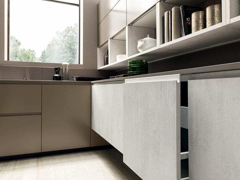 Febal Casa Линейная лакированная встроенная кухня sun-id-1457235 - Вид №15