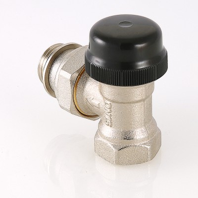 VT.037.N.04 Клапан термостатический угловой с преднастройкой Valtec 1/2"  - Вид №5