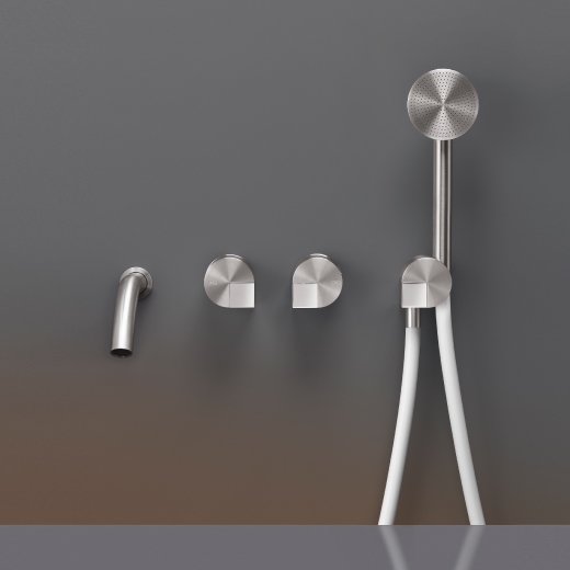 Настенные 2 смесителей, установленные для ванной с носиком L. 170 мм и ручной душ  DET35Y CEADESIGN  - Вид №1