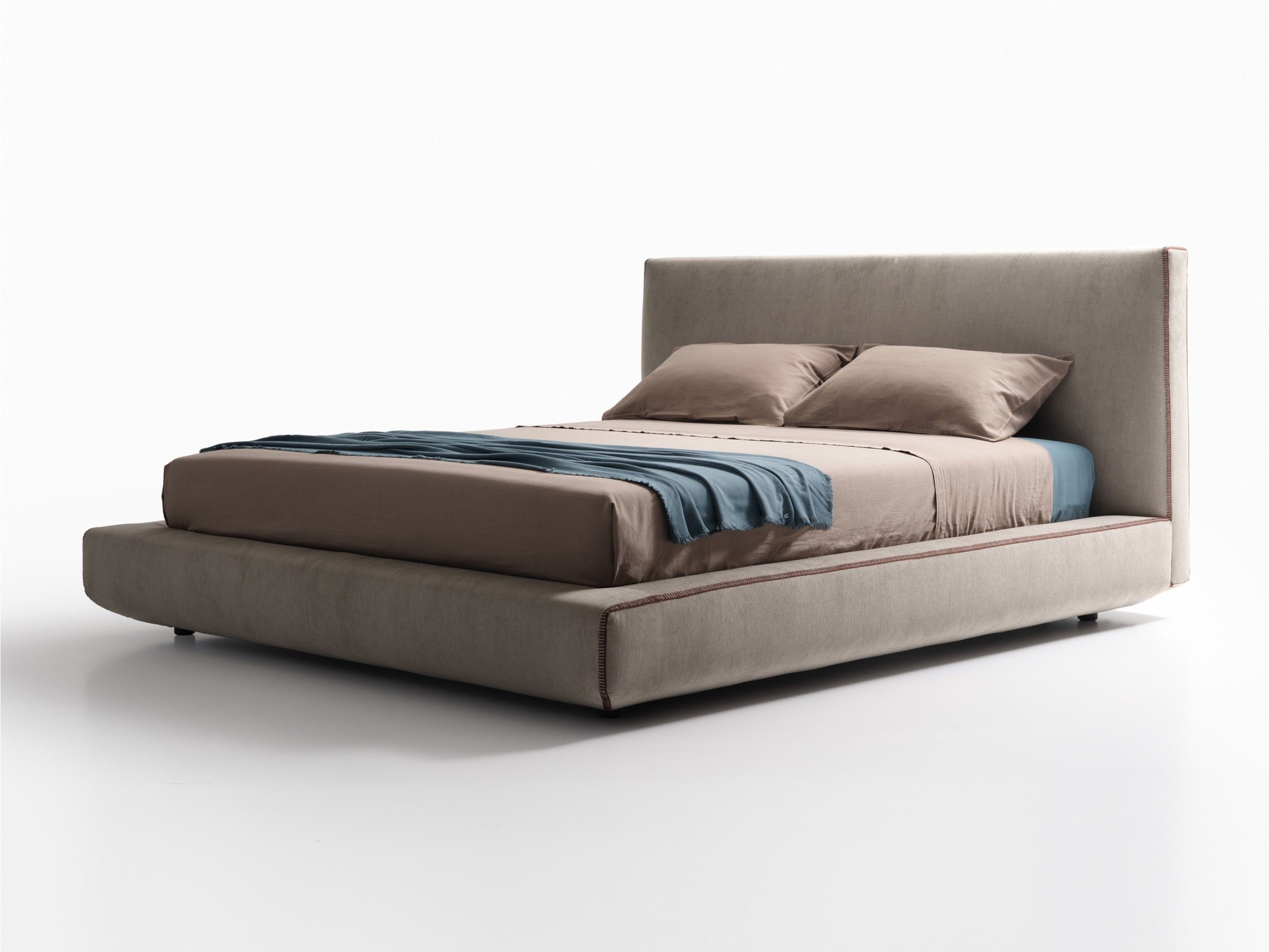 Кровать для хранения ткани с мягким изголовьем Lema Колыбельная ARCH-00084981