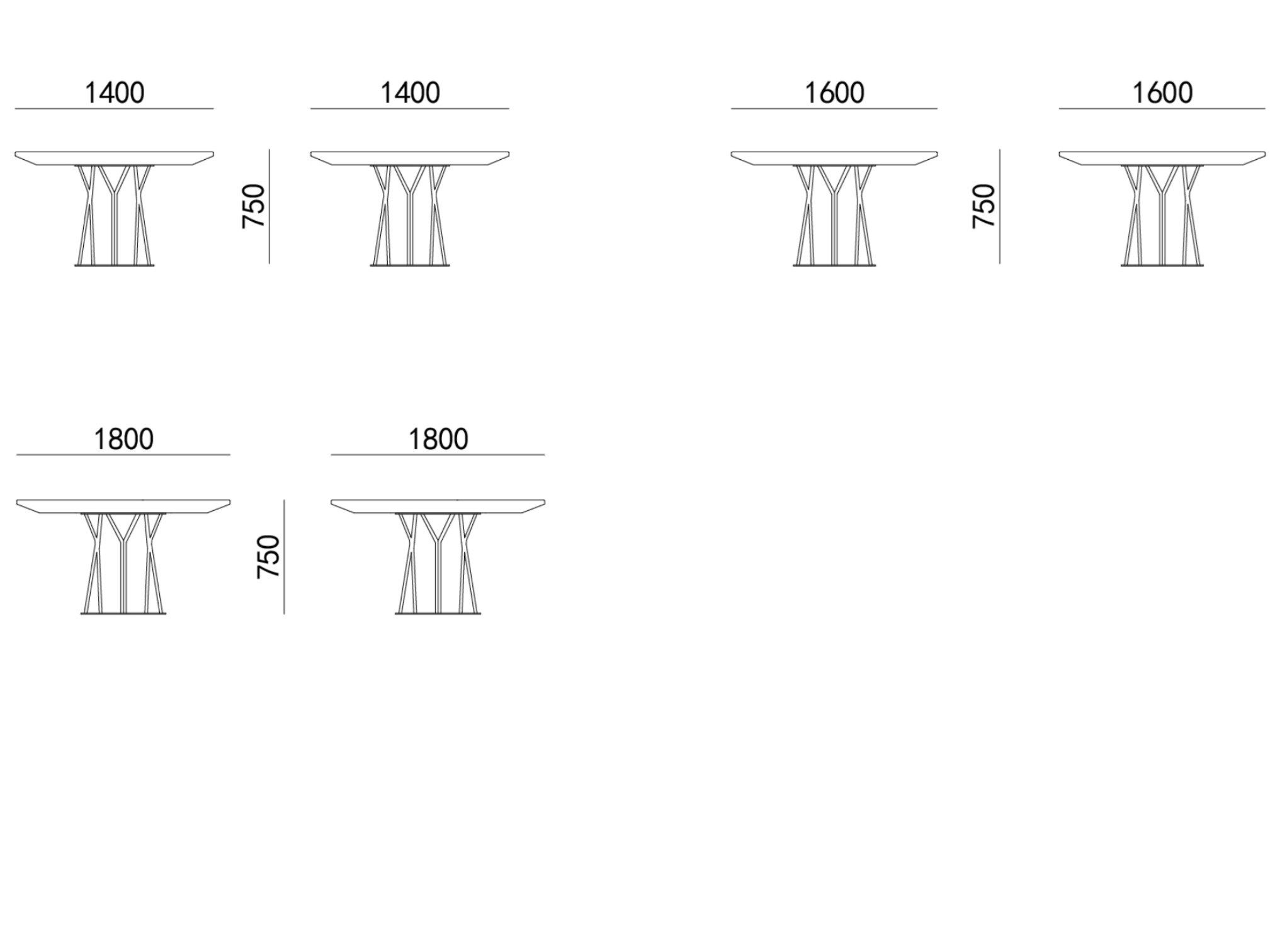 Круглый мраморный обеденный стол HC28 maison MIAMI ARCH-00047552 - Вид №2