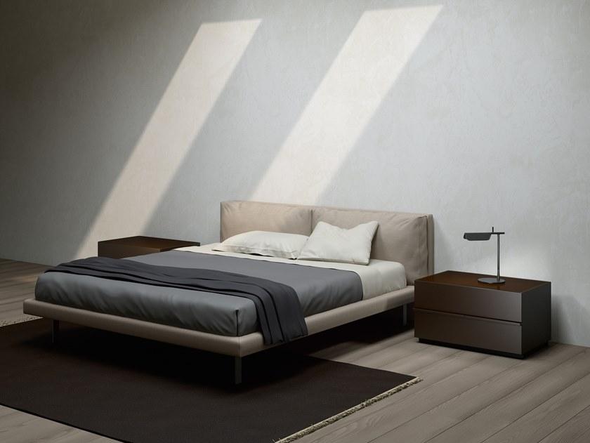 EmmeBi Двуспальная кровать из кожи с обитым изголовьем sun-id-1505360 - Вид №1