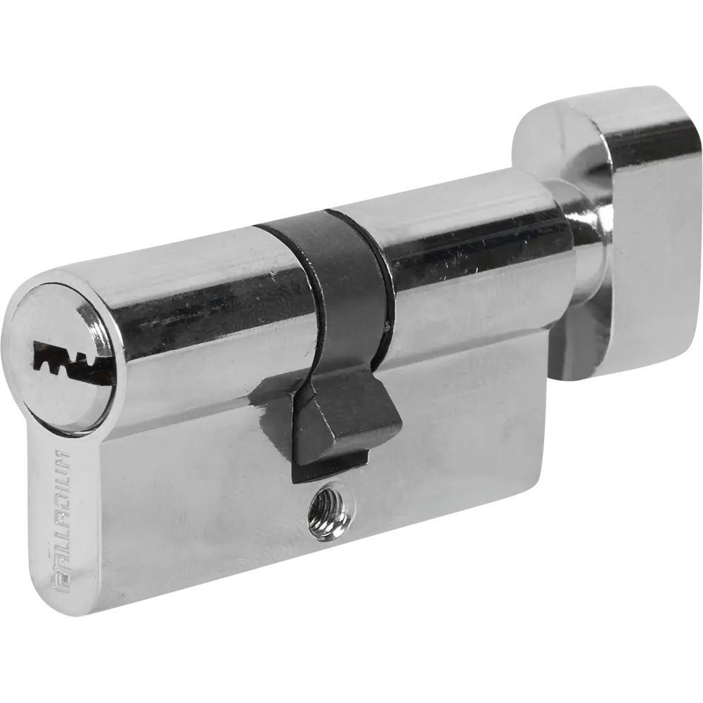 Цилиндр перфорированный Al 60 C T01 CP ключ-вертушка, хром PALLADIUM STLM-2072100