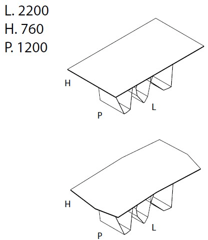Ronda Design Прямоугольный металлический стол для гостиной sun-id-1498124 - Вид №5