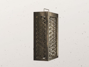 Латунная светодиодная наружная настенная лампа