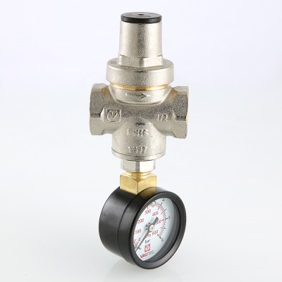 VT.088.N.0455SM Редуктор давления поршневой с манометром Valtec 1/2", без манометра  - Вид №8