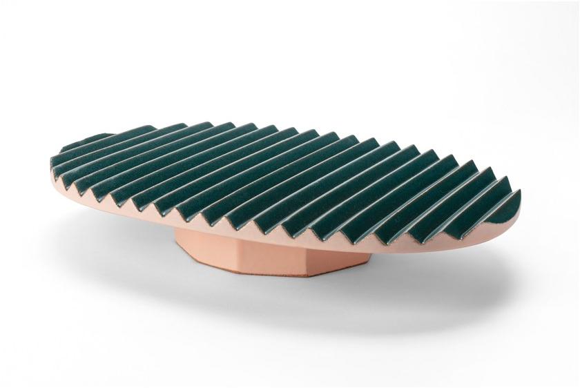 Visionnaire Овальный круглый керамический поднос в современном стиле sun-id-1356128 - Вид №1