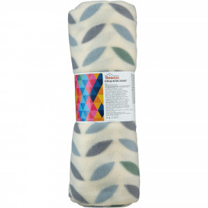 82304520 Плед «Scandi», 130х170 см, флис, цвет зелёный