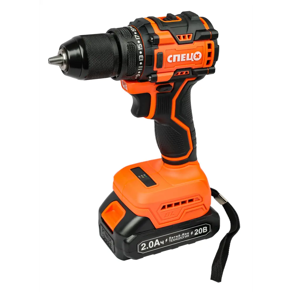 Аккумуляторная дрель-шуруповерт Спец БДА-18-Б с бесщеточным двигателем 89392876 STLM-1576209 - Вид №9