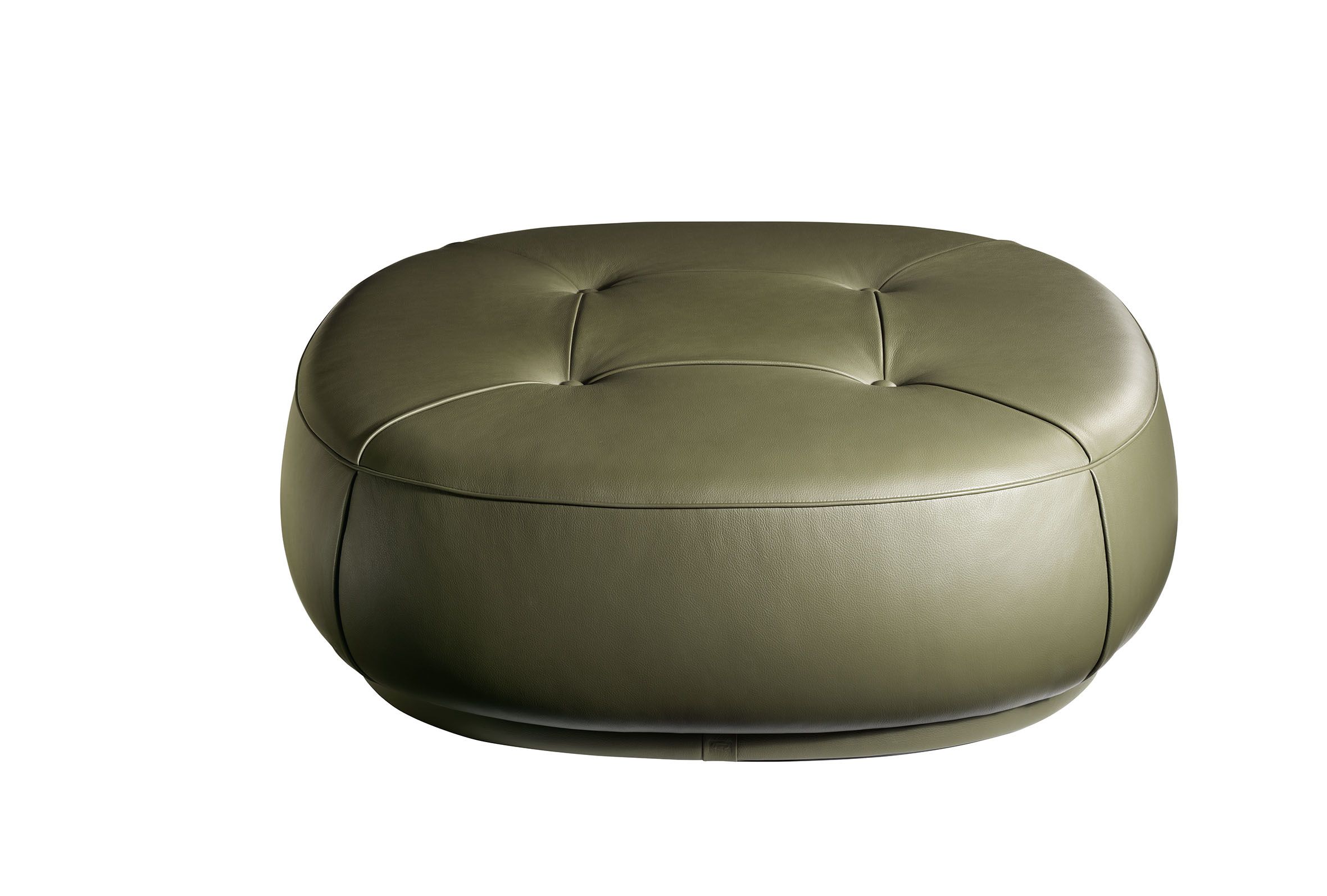 Кожаный пуф Poltrona Frau коллекция-диваны и кресла ARCH-00055232