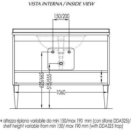 Devon&Devon Лаковая тумба под умывальник с дверцами sun-id-1398658 - Вид №4