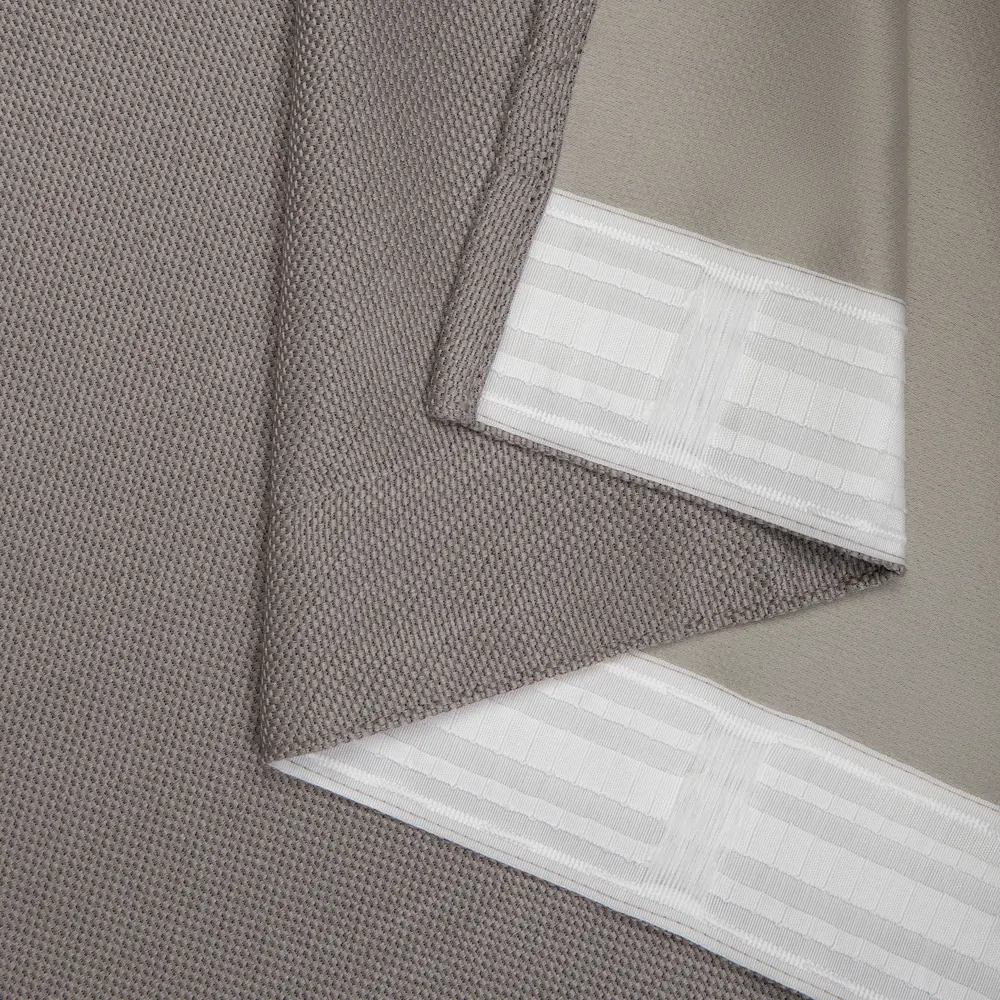 Штора готовая AMORE MIO бежевая рогожка 200×280 см для спальни 89433197 STLM-1581458 - Вид №3