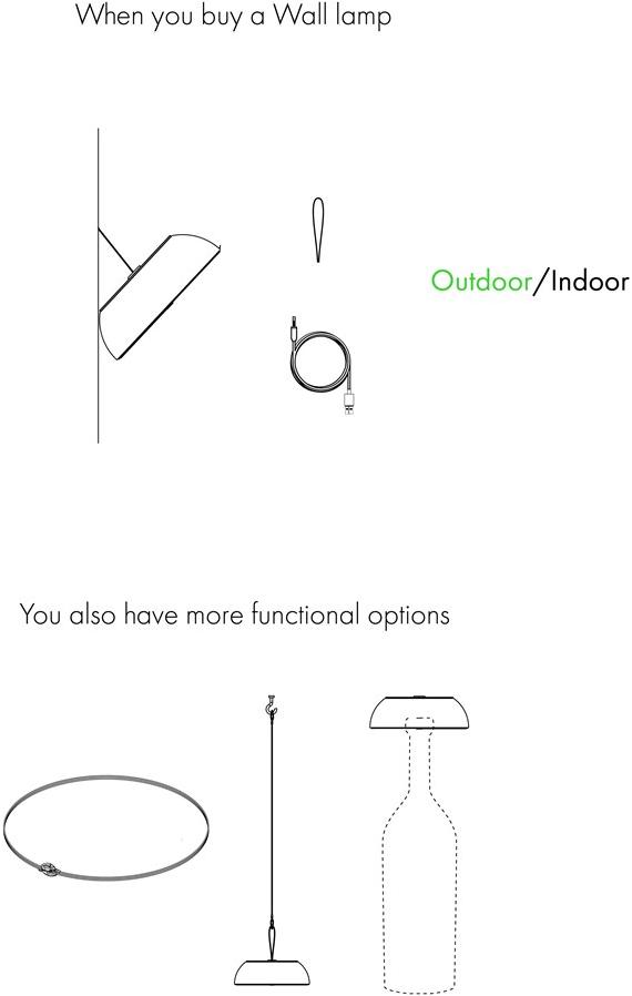 AXOLIGHT Многофункциональный переносной настенный светильник Float sun-id-1506295 - Вид №14