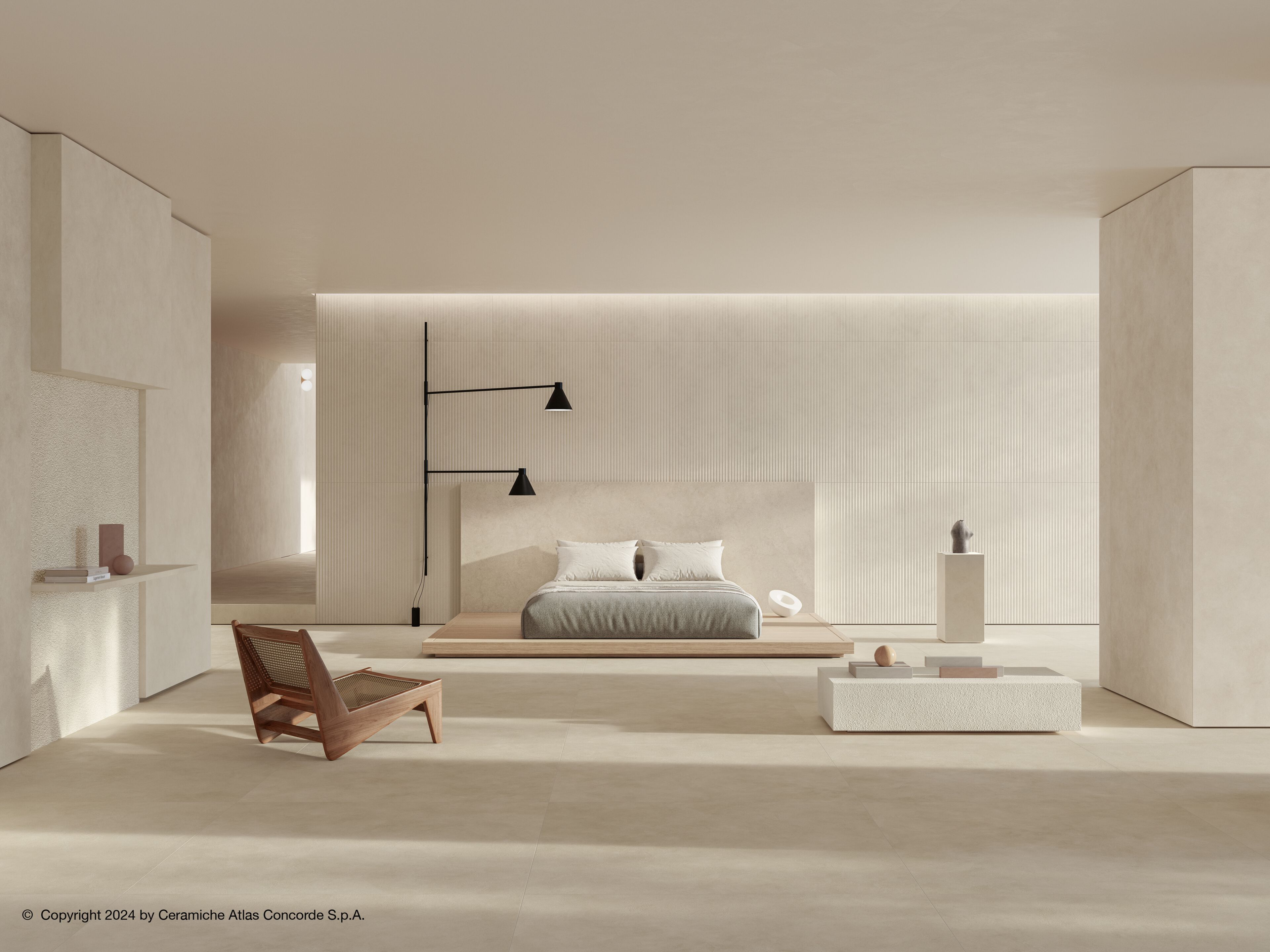 Пол / керамогранит с эффектом цемента Atlas Concorde Boost Expression ARCH-00072605 - Вид №15