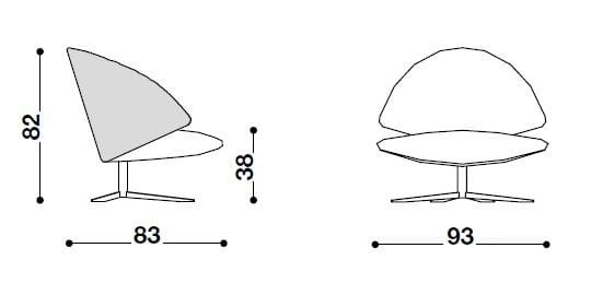 Спицевое кресло Désirée divani KOSTER ARCH-00103479 - Вид №8