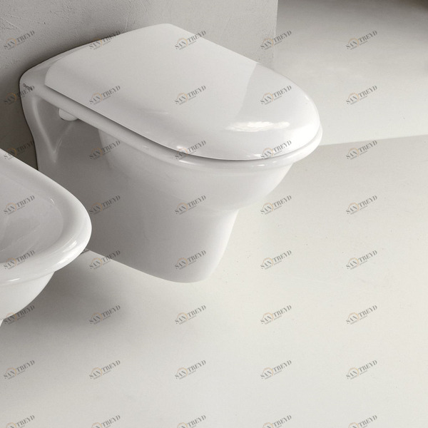1540 Подвесной унитаз настенный Белый Olympia Ceramica FEDERICA Италия