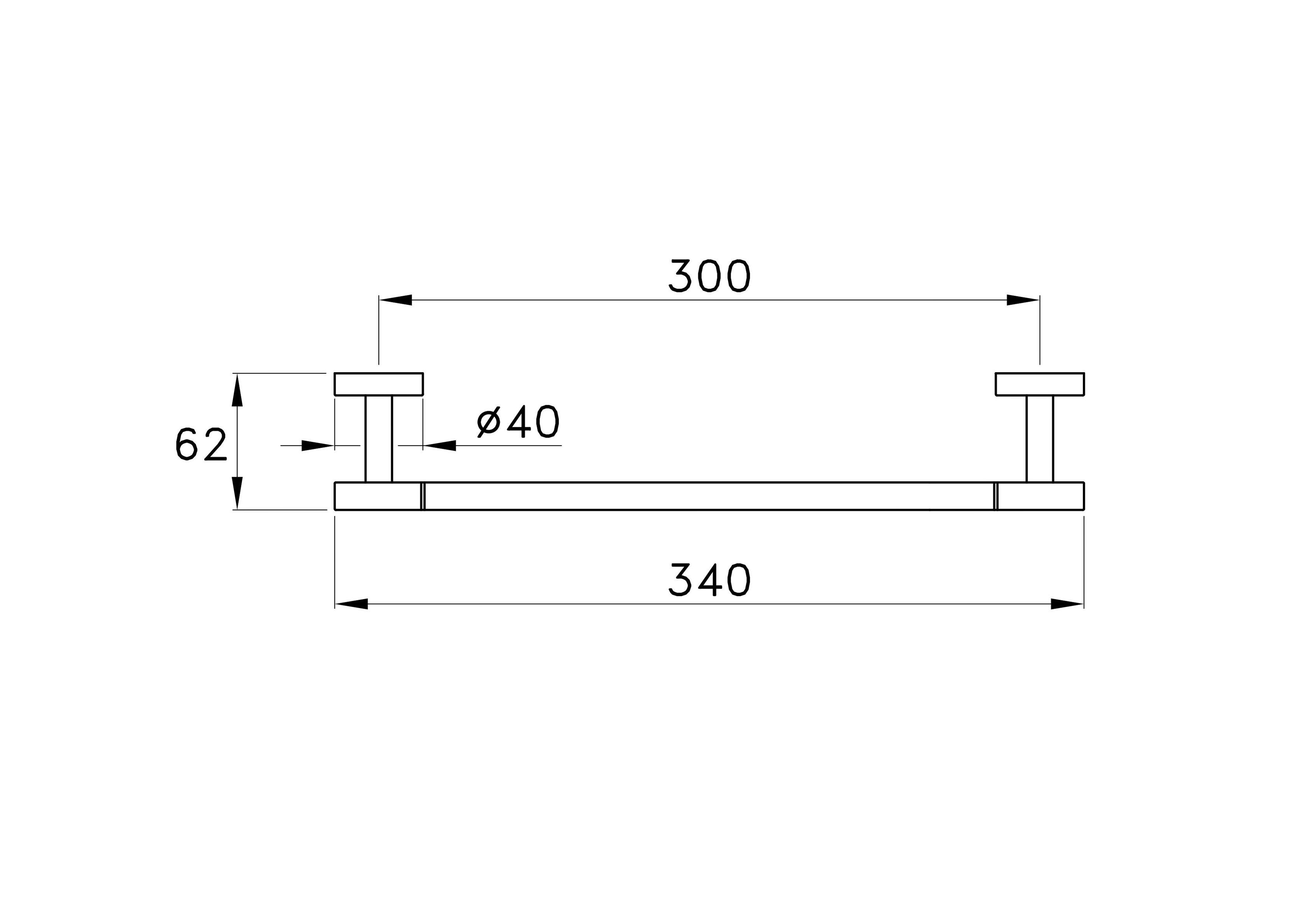 Держатель для полотенец RUBINETTERIE STELLA ARCH-00064062 - Вид №2