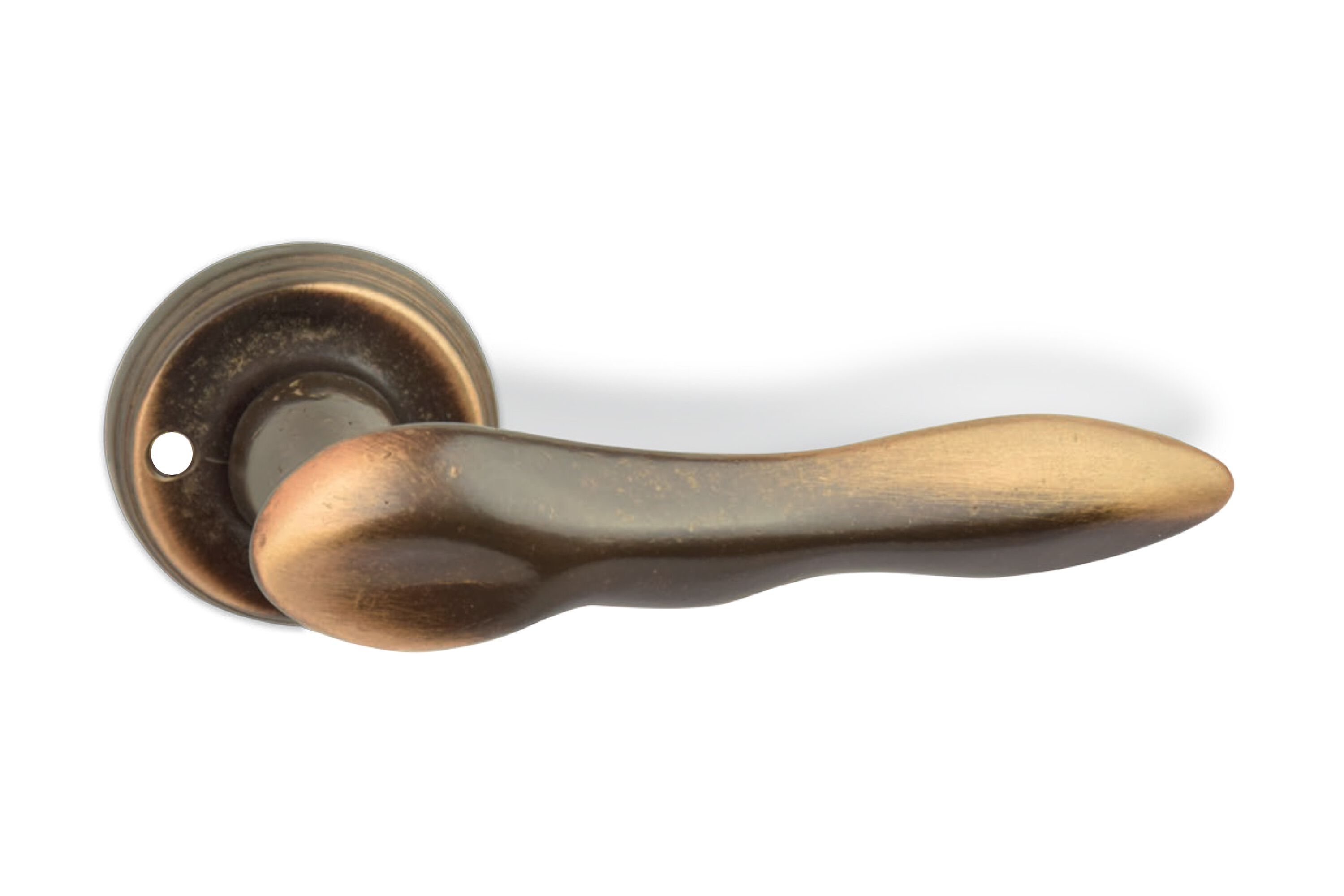 Бронзовая ручка на розетке GIARA ART DESIGN-BRONZE движение ARCH-00001308 - Вид №1