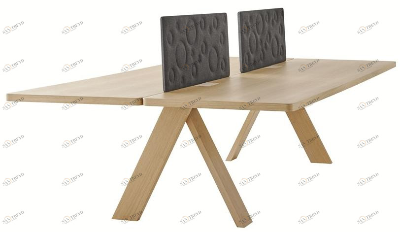 Segis Многофункциональное деревянное рабочее место со звукопоглощающими перегородками Artful sun-id-1441808