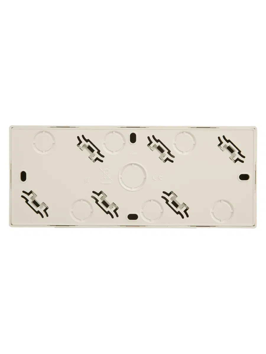 LETO Розетка тройная с/з закрытый корпус ПБТ крем LEZARD 752-0300-127BUP - Вид №2