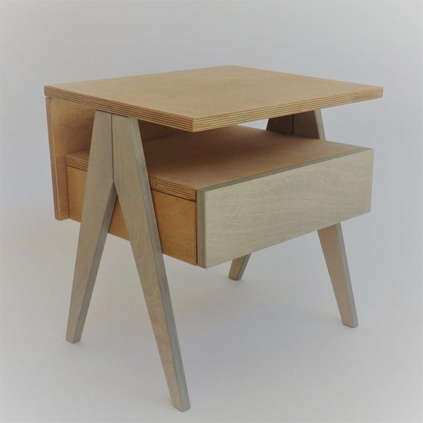 Radis Прикроватная тумбочка из фанеры с ящиками Huh sun-id-1422615 - Вид №4