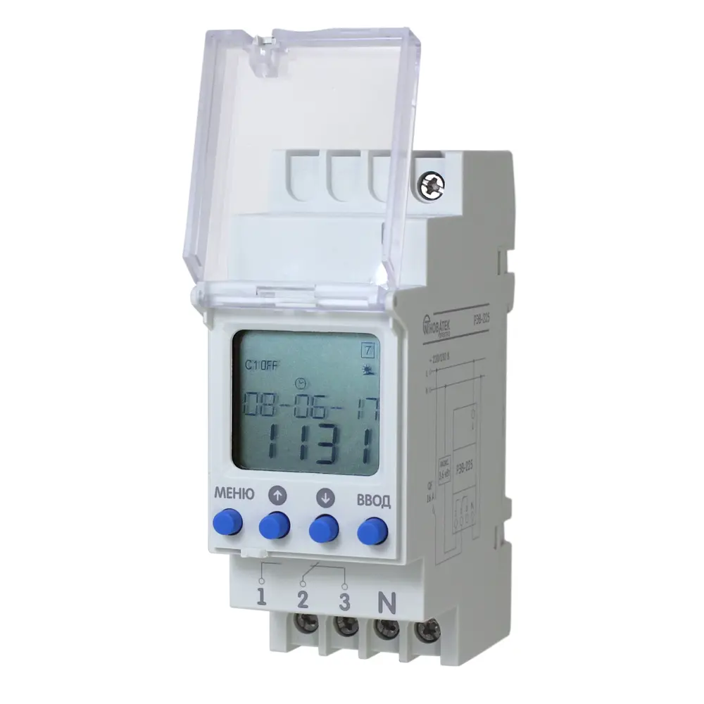 Таймер астрономический Новатек РЭВ-225 с программируемыми функциями НовАтек-Электро STLM-2193413 - Вид №1