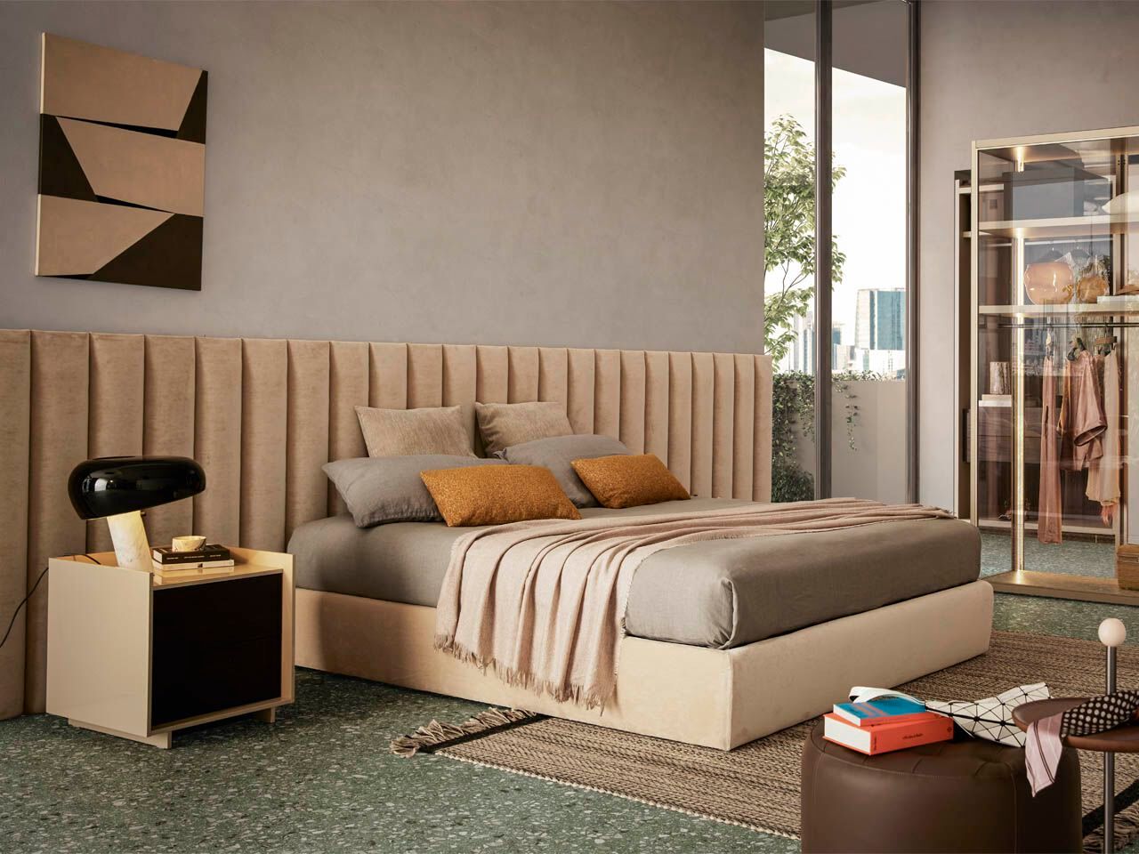 Изголовье из мягкой ткани Pianca BOISERIE SOFT ARCH-00062160 - Вид №4