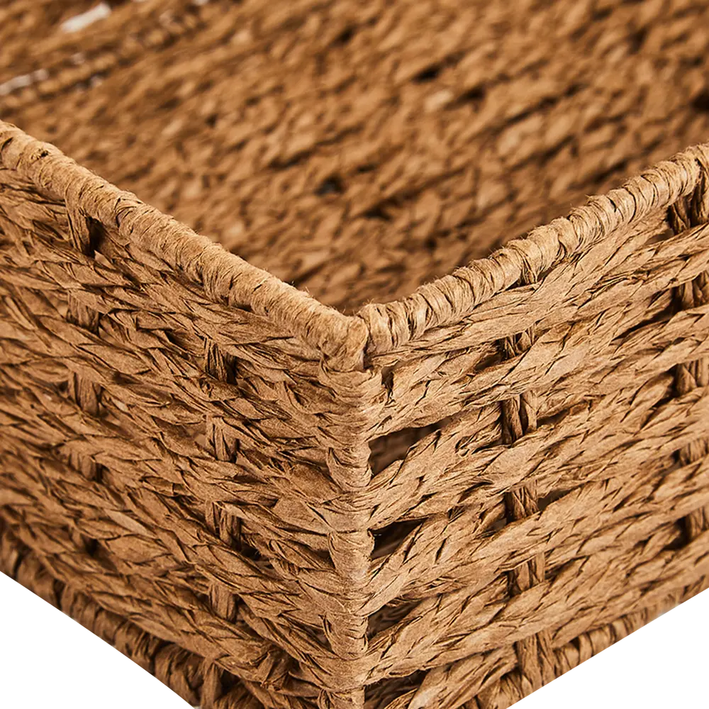 Корзина для хранения 30x8x18 см бумага цвет коричневый 89344363 STLM-2098334 SPACEO Kub - Вид №4