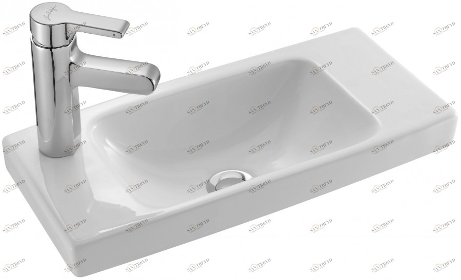 E4699-00 Компактный рукомойник 50 см, без переливного отверстия Jacobdelafon ODEON UP Santreyd