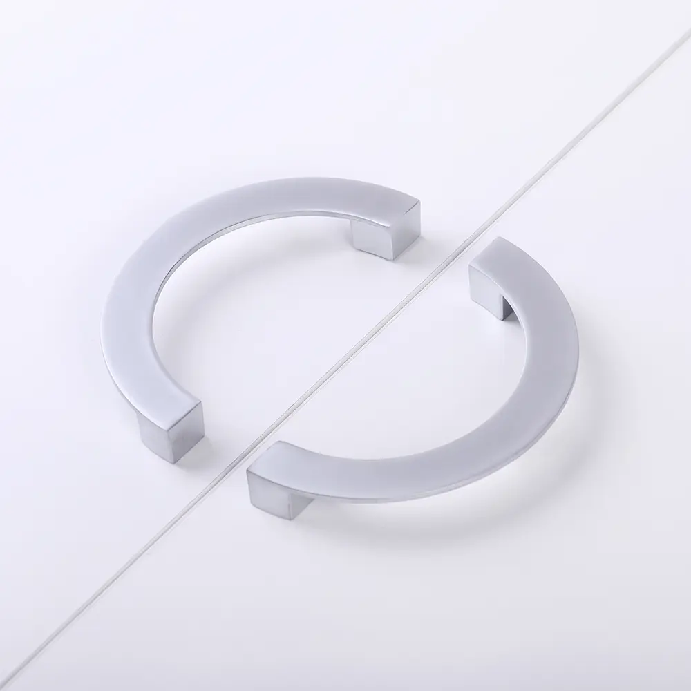 87378040 Ручка-скоба мебельная L4.033 128 мм цвет матовый хром STLM-1010537 LARVIJ  - Вид №3